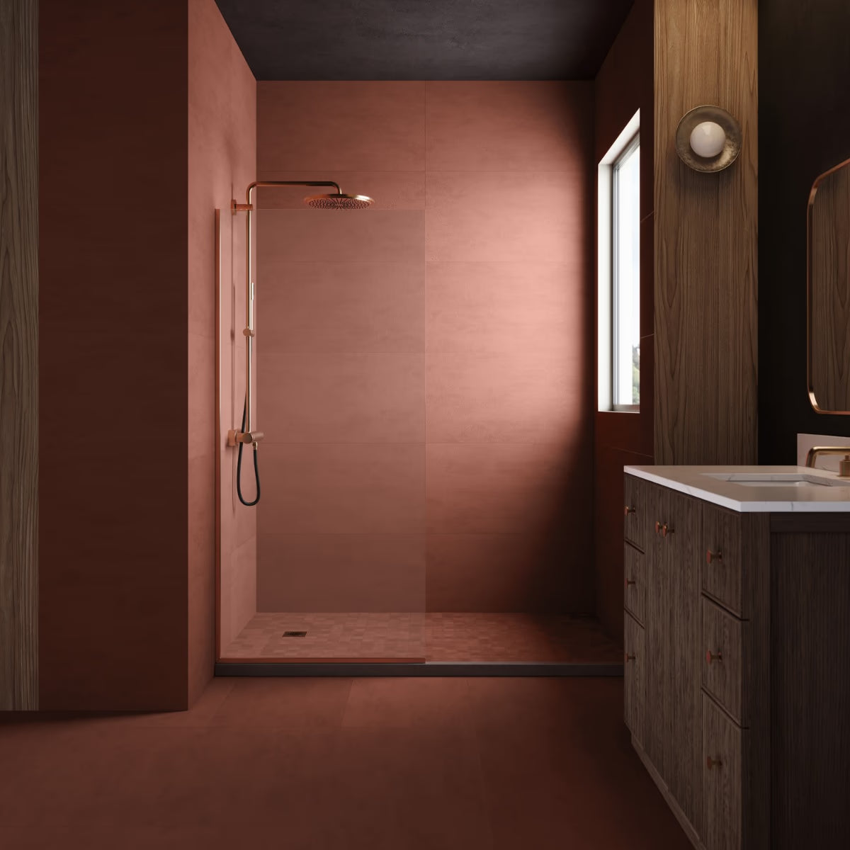 Clay Grace Red 2x2 Matte Porcelain Mosaic
