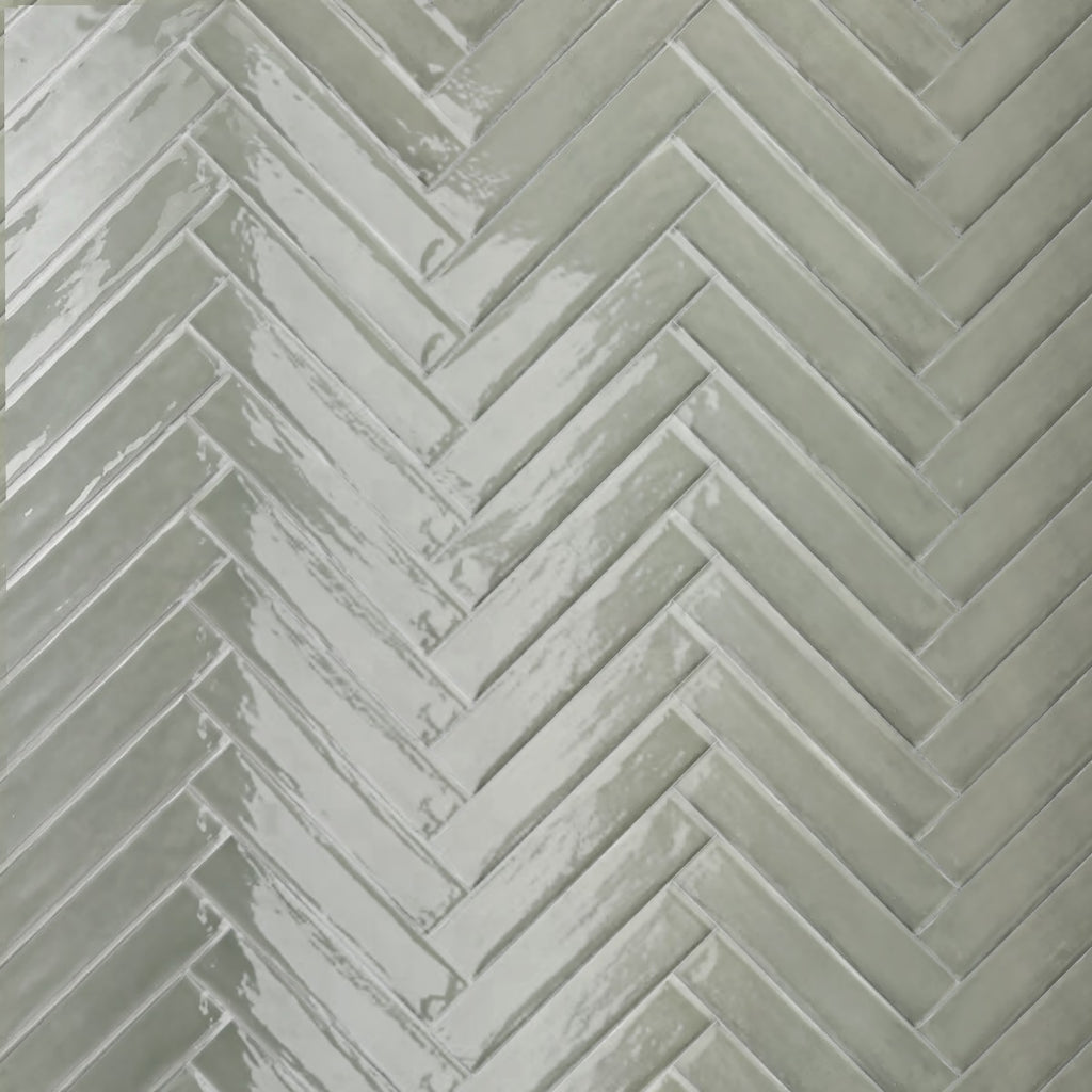 Paint Verde Green 3x16 Glossy Porcelain Subway Tile