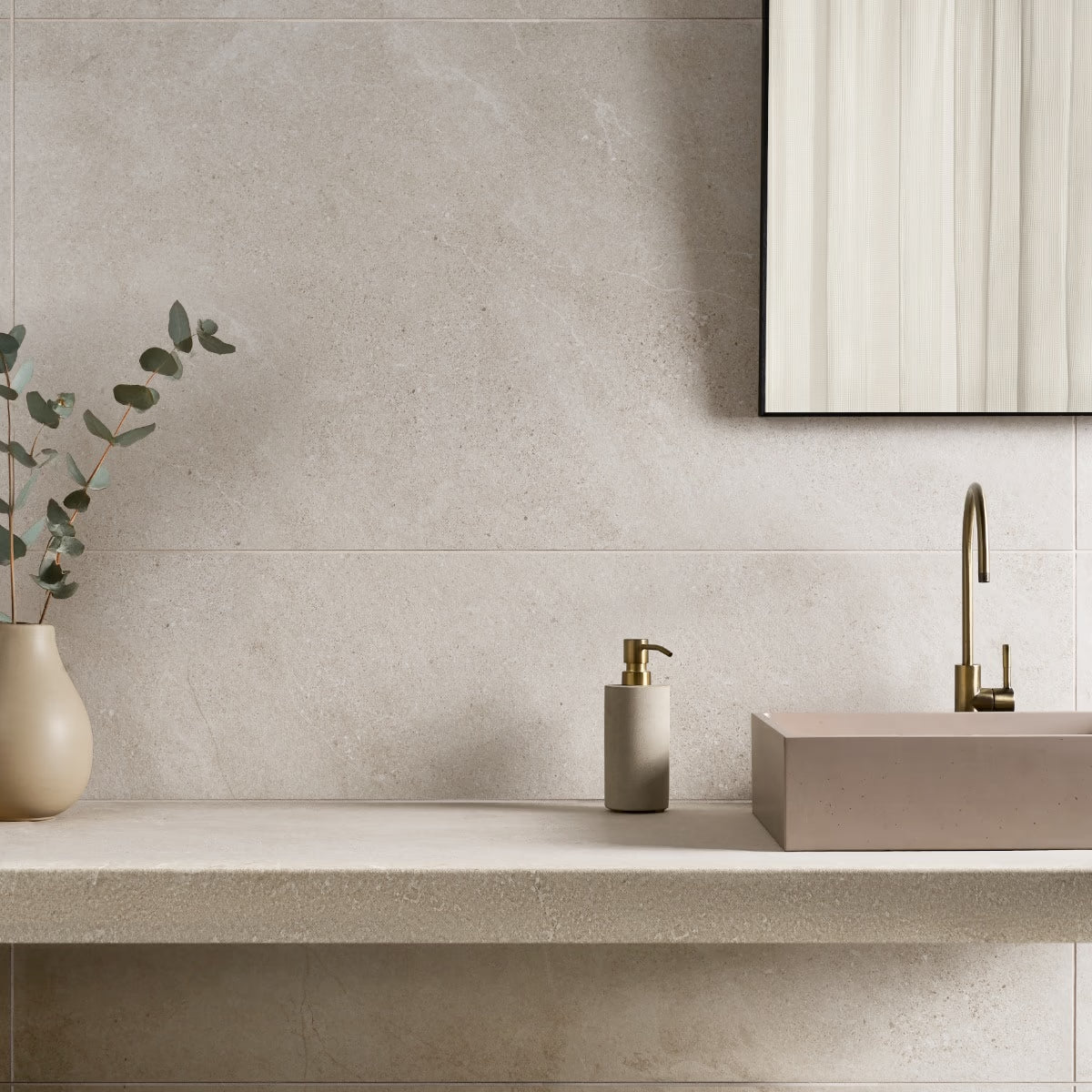 Lune Beige 24x48 Matte Porcelain Tile