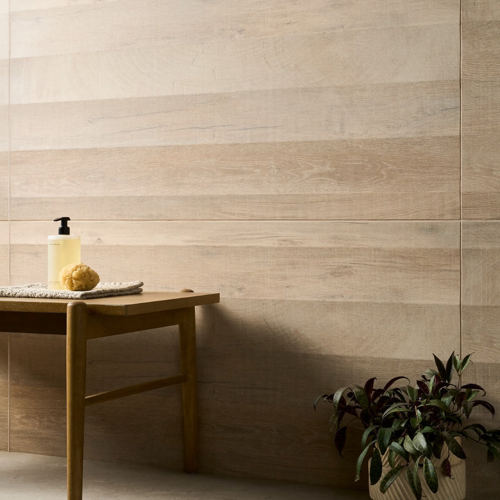 Kenridge Waves Maple Brown 24x48 Wood Look Matte Porcelain Tile