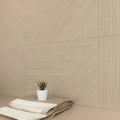 Enso Oak 24x48 Ribbed Matte Fluted Porcelain Wood Look Tile